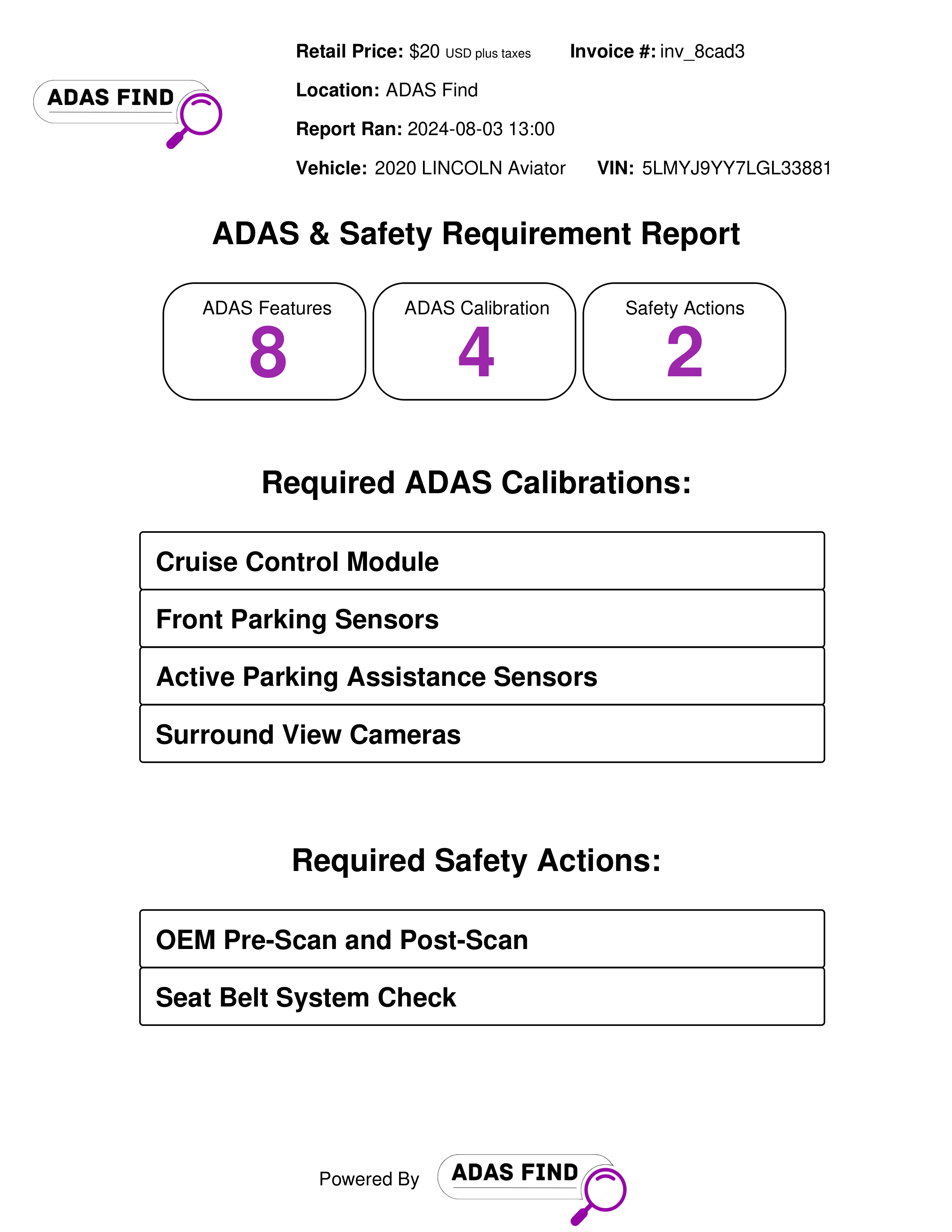 ADAS Report